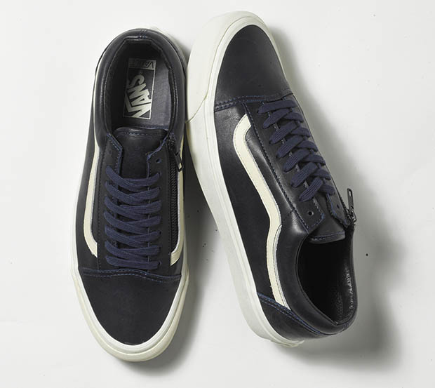 vans old skool zip premium leather