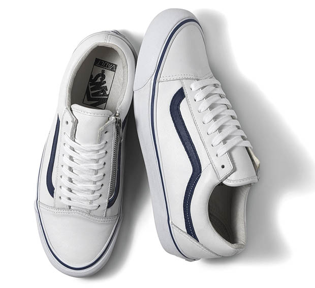 Vans Vault Old Skool Zip Lx White Pair