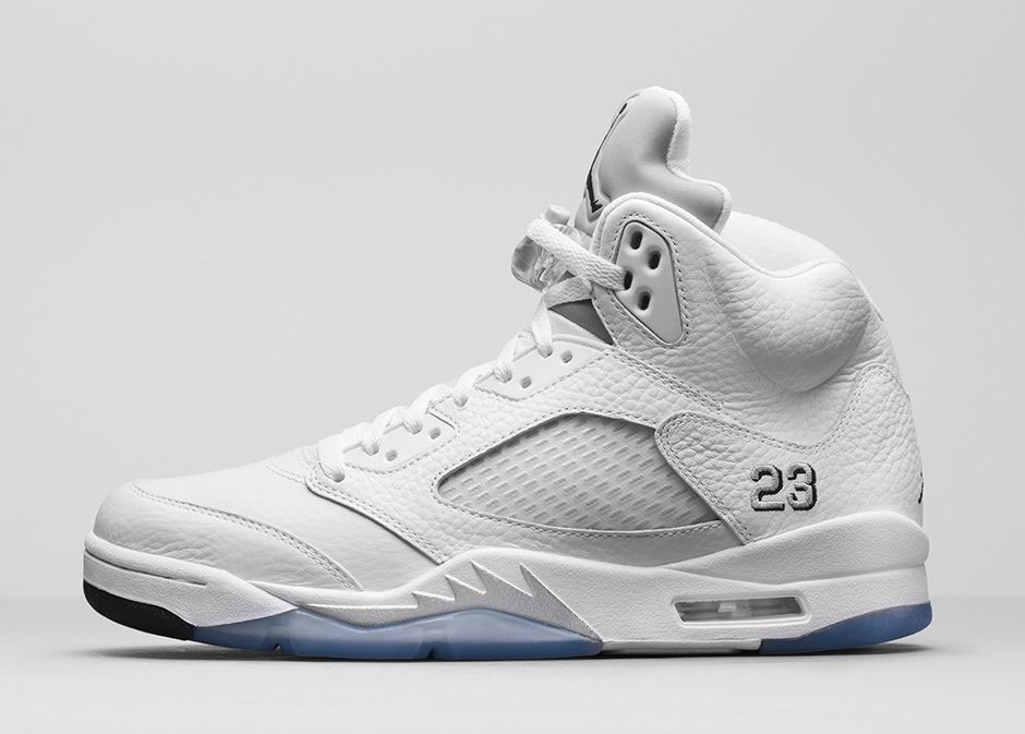Jordan 5 White Metallic April 4th Release | SneakerNews.com