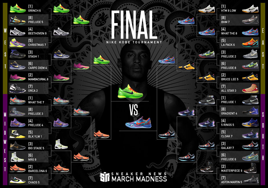 "Grinch" vs. "What The"? The Nike Kobe March Madness Final Is Here