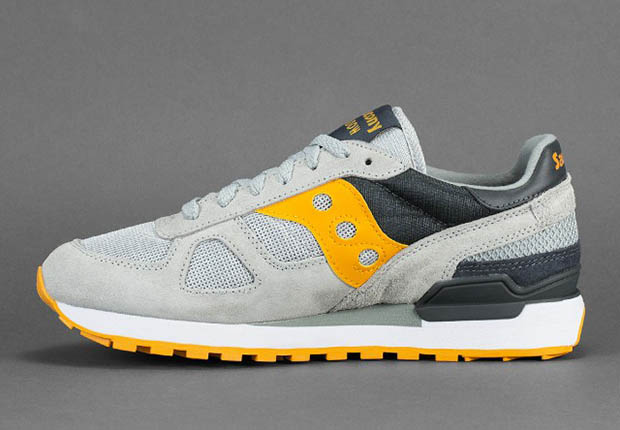 Saucony originals 2025 shadow grey yellow