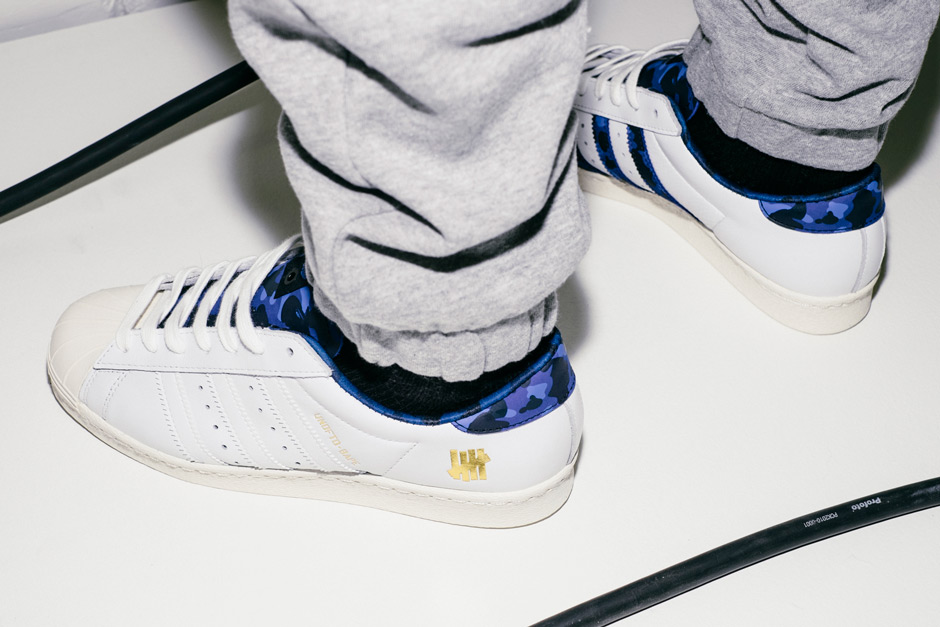 An On-Feet Look at This Weekend's UNDFTD x BAPE adidas Superstar ...