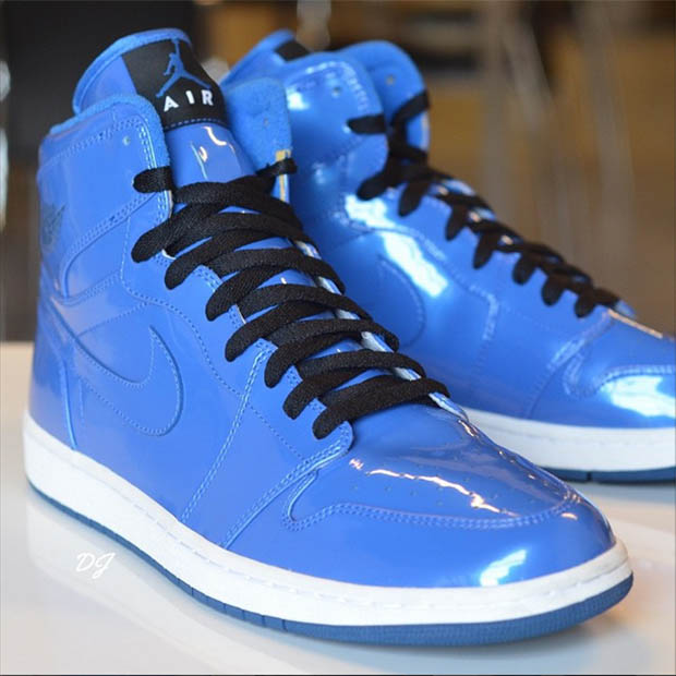 Air Jordan 1 Patent Leather Blue Sample 1