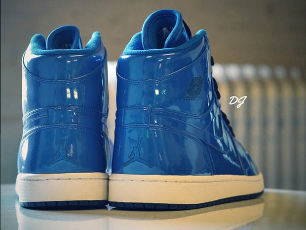 Air Jordan 1 Patent Leather Blue Sample 2
