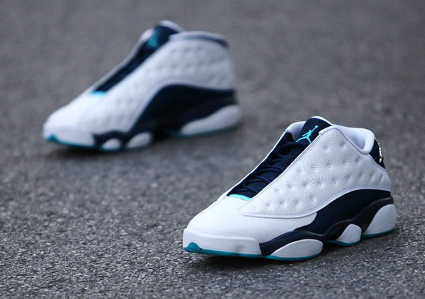 On-Foot Perspective of the Air Jordan 13 Low Hornets