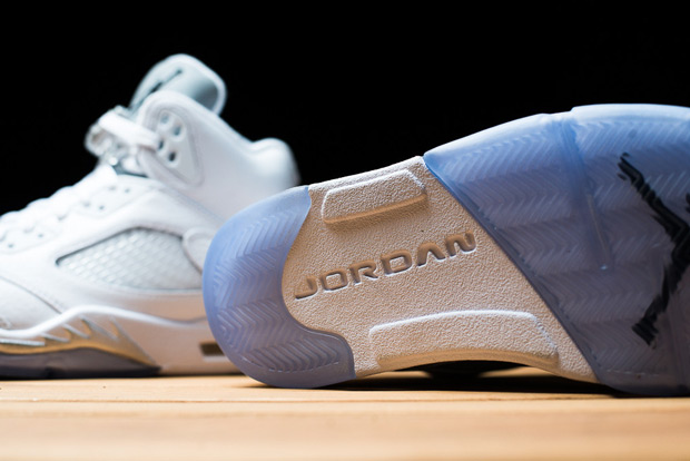 Air Jordan 5 White Metallic Silver Release Reminder 06