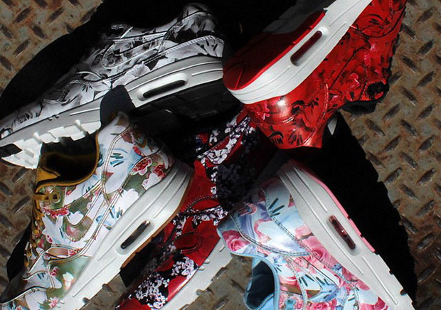 nike air max floral se collection