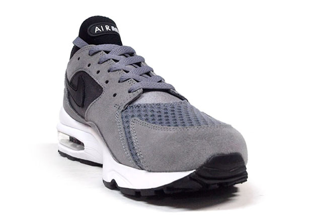 Air Max 93 Grey Suede Mesh Toebox 4