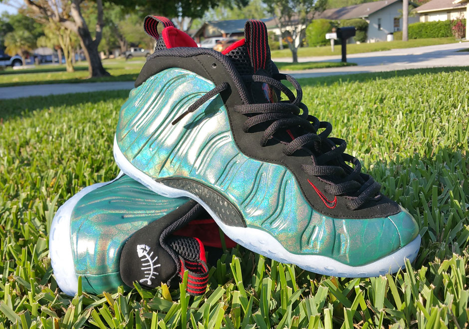 The Latest Look at the Gone Fishing Nike Foamposites