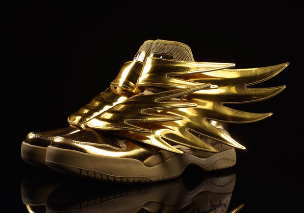 The Latest Jeremy Scott x adidas Sneaker Strikes Gold