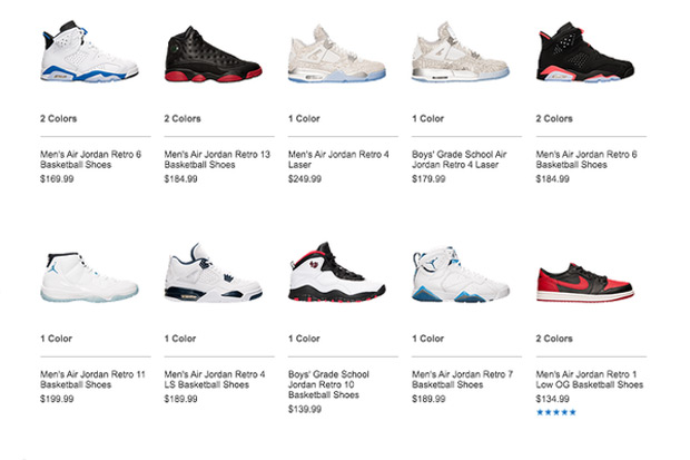 Massive Air Jordan Retro Restock at Finishline