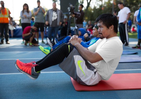 Prior To The Mayweather Fight, Nike Gives Us An Inside Look at Manny Pacquiao’s Training