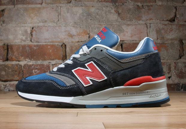 New Balance 997 - Navy - Red - White 