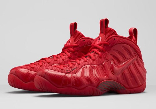 nike air foamposite pro gym red release april 11 1