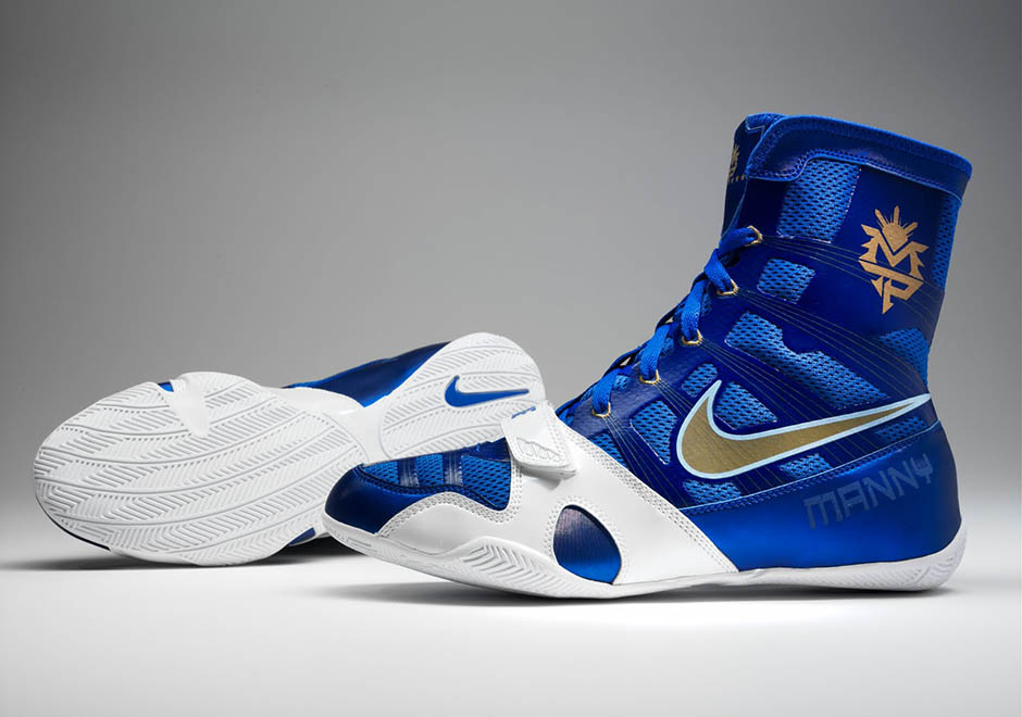 nike hyperko blue and white