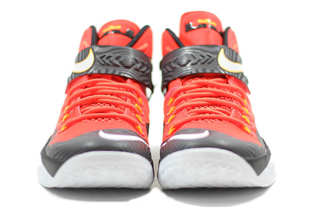 Nike Lebron Soldier Viii Bright Crimson Stripes 4