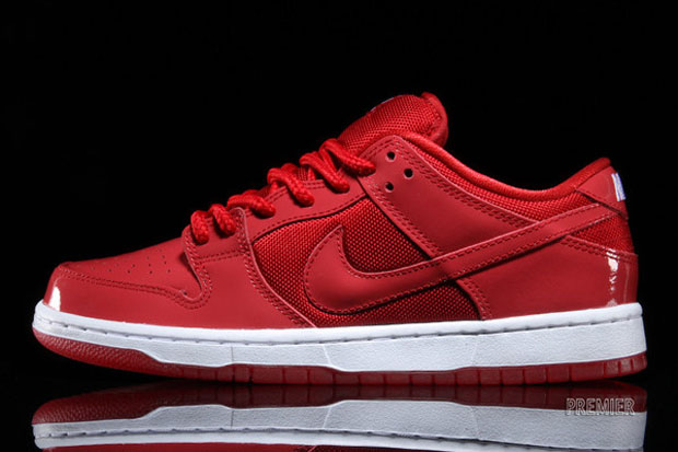Nike Dunk SB Low Red Patent Leather 28.5