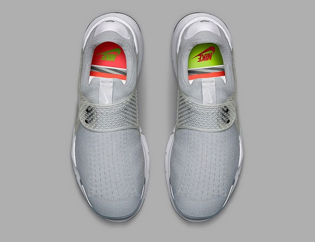 Nike Sock Dart Grey White 3
