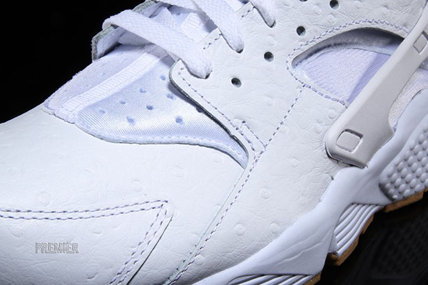 all white leather huaraches