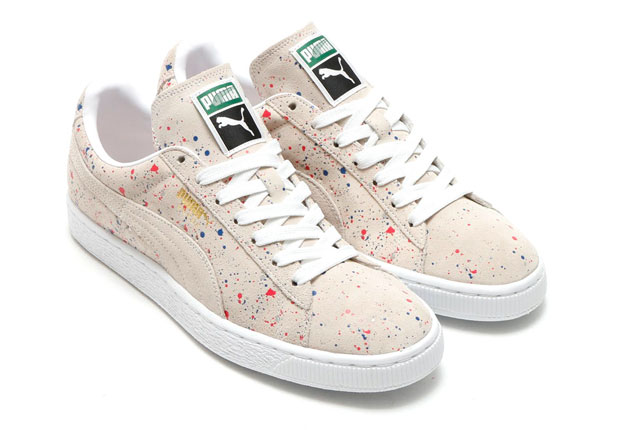Puma Brings Paint Splatter To the Suede