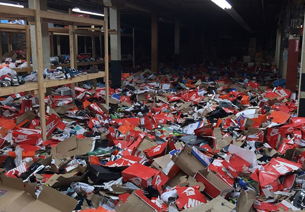 Sportsmart Sneaker Store in Baltimore Reveals Aftermath of Looting