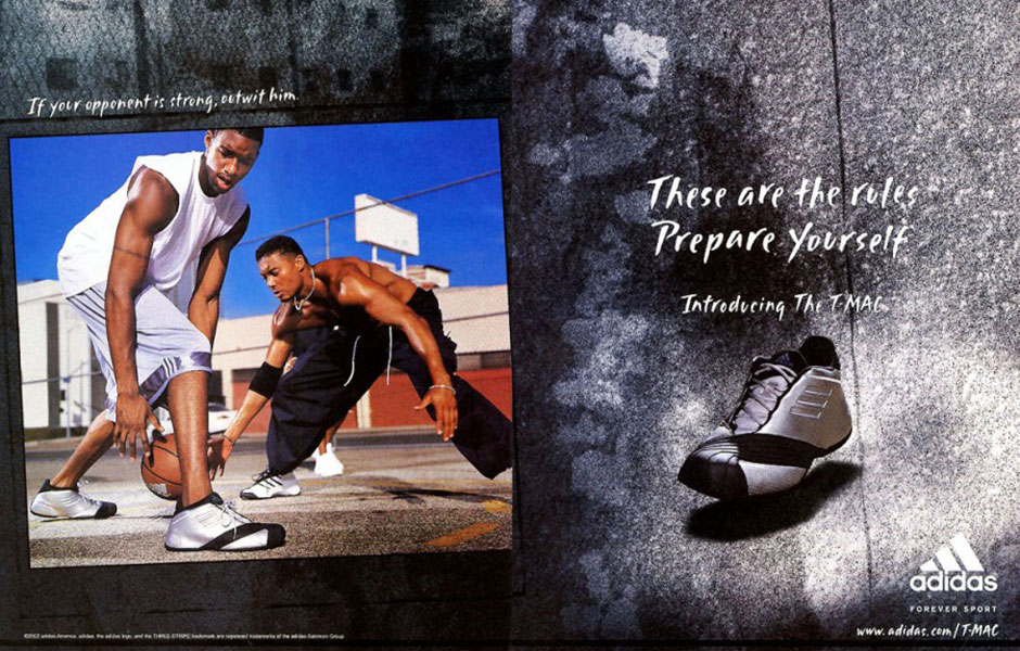 Tracy McGrady skipped college once Adidas offered him a shoe contract