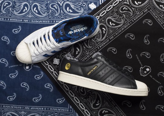 Undefeated, BAPE, and adidas Celebrate The Superstar With A Collaboration