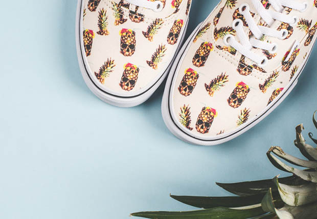 Vans Authentic Drained And Confused Pineapple Skull 4