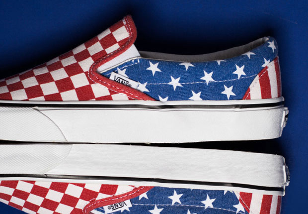 Vans Gets Patriotic With Their Iconic Checkboard Slip Ons