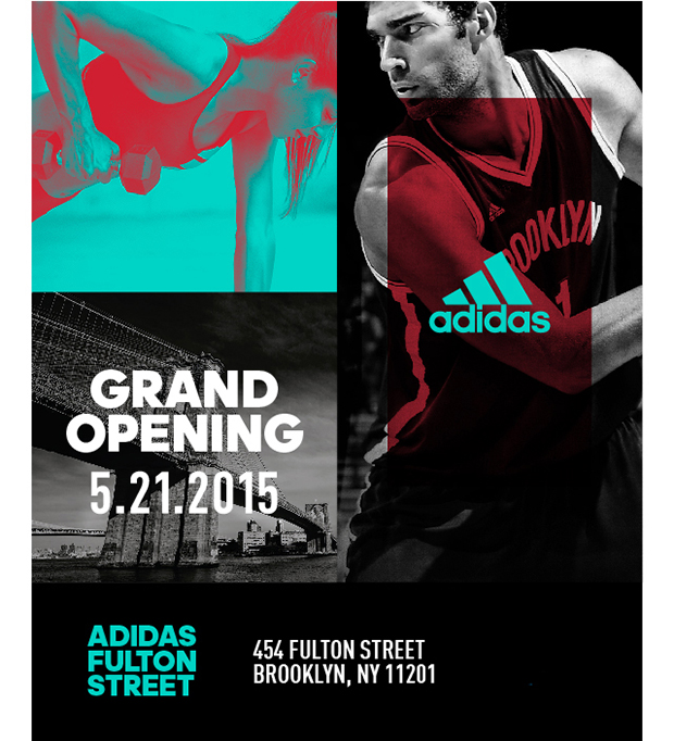 Adidas Opens Store In Downtown Brooklyn Fulton Street