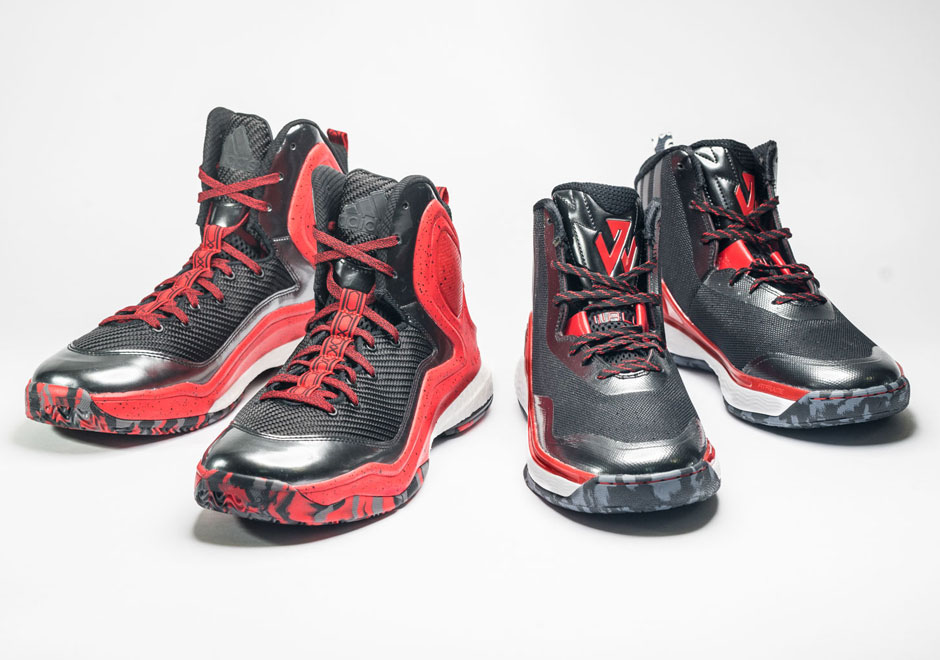 Adidas Black Red Derrick Rose John Wall 1