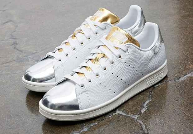 adidas Catches Our Attention Again With Snakeskin, Silver, and Gold