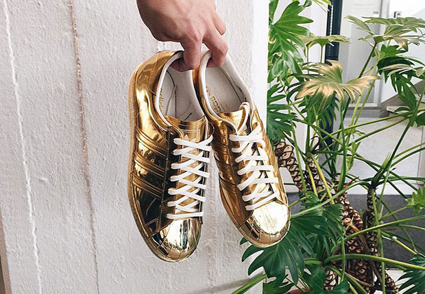 Adidas Superstar Liquid Metal Gold