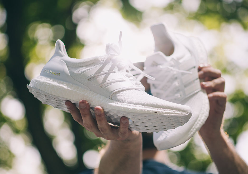 within 9:45 Expanding adidas Ultra Boost White Worn by Kanye | SneakerNews.com