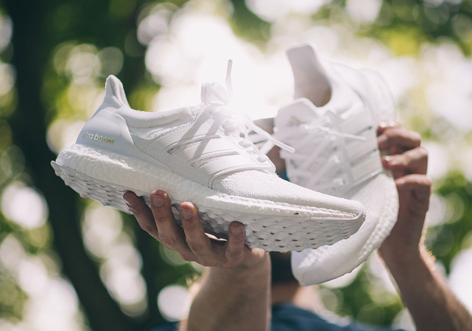 adidas Ultra Boost White Worn by Kanye SneakerNews