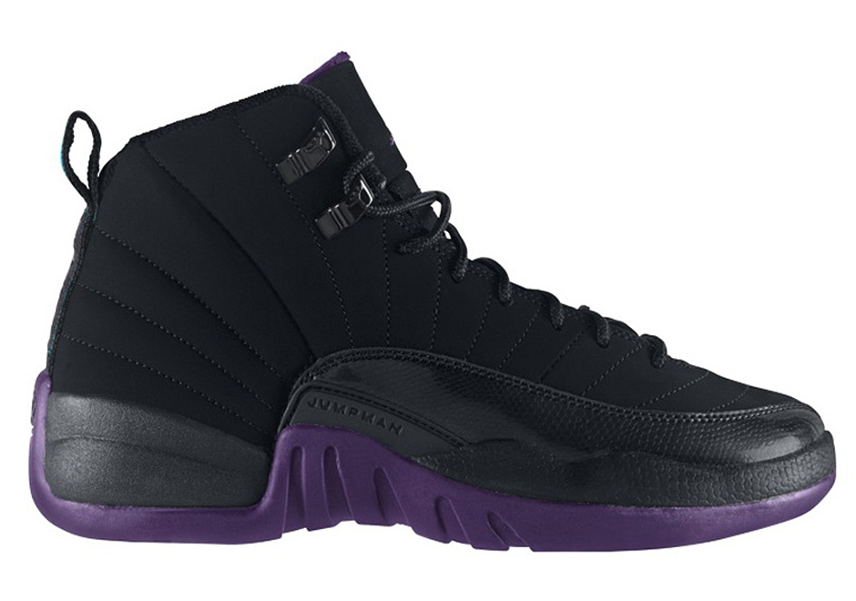 Air Jordan 12 Black Purple