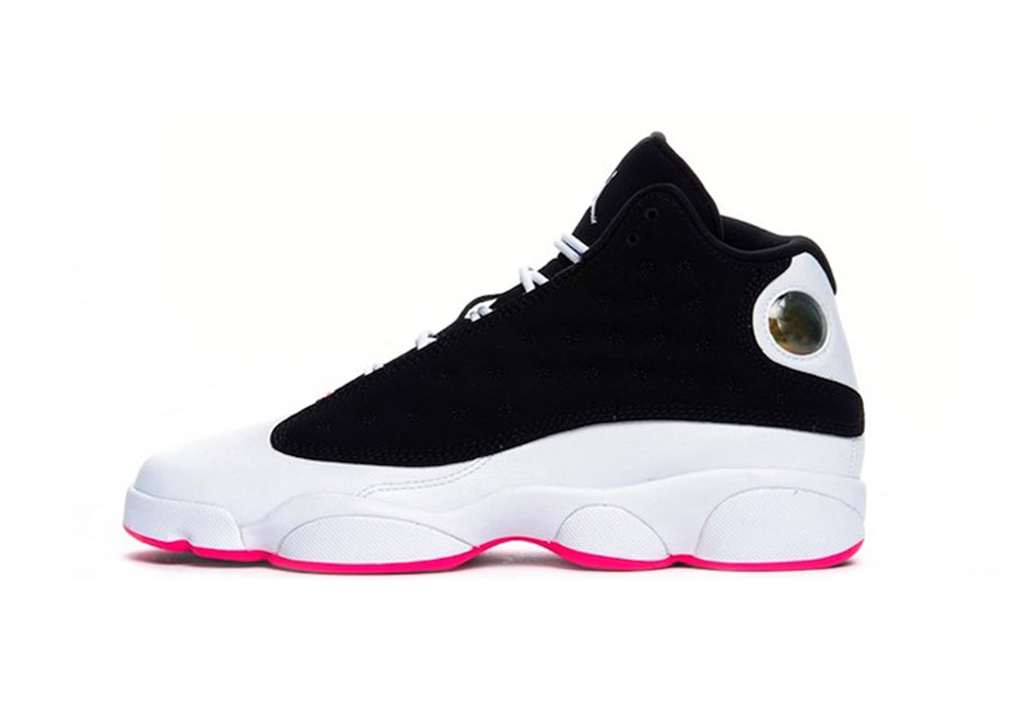 Air Jordan 13 Gs Blackwhite Hyper Pink Copy