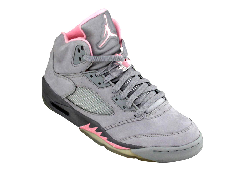 Pink and grey outlet jordans womens