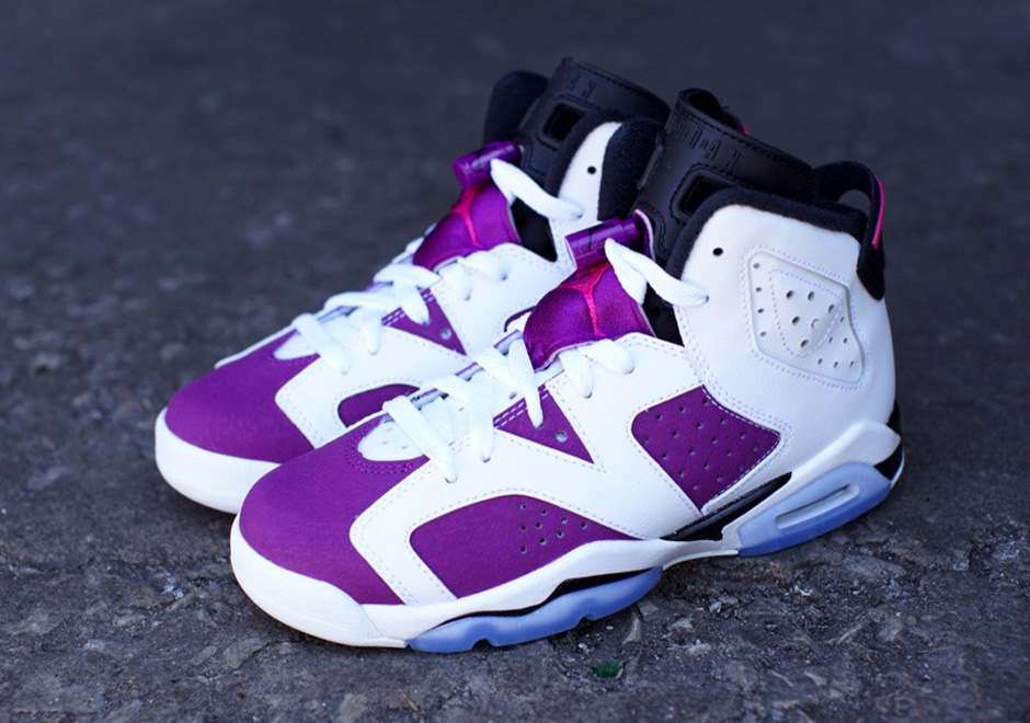 Air Jordan 6 Gs Bright Grape