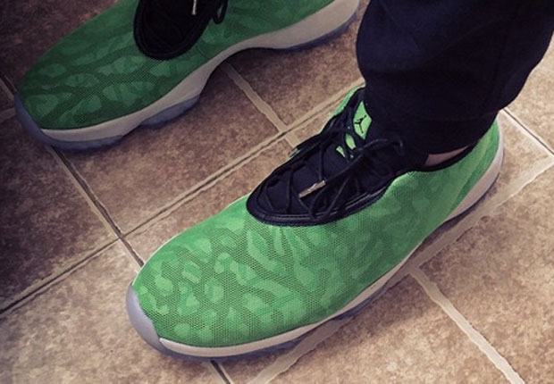 jordan future green camo