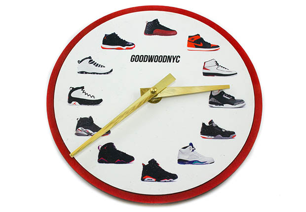 sneaker head clock