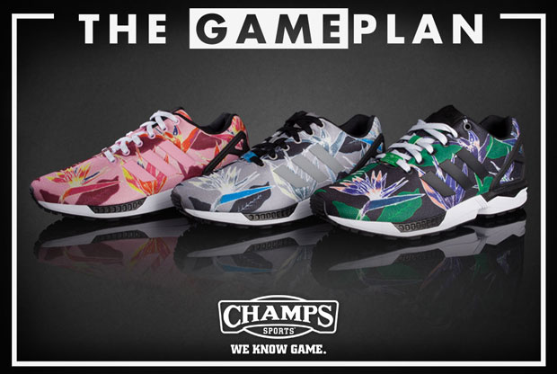 Champs Game Plan Adidas Zx Flux Floral 3