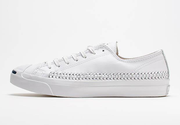 Converse Jack Purcell Woven Pack White Leather 2