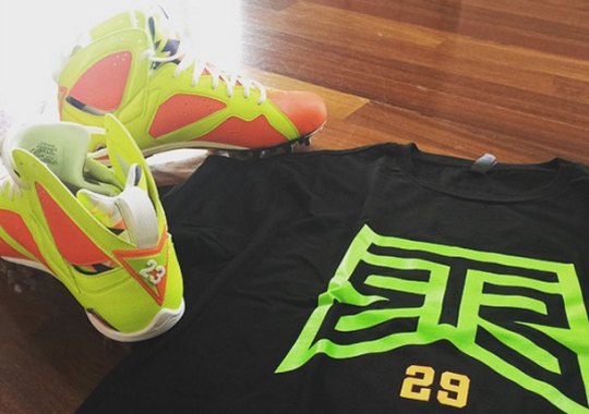 Earl Thomas Has Some New Air Jordan 7 PE Cleats