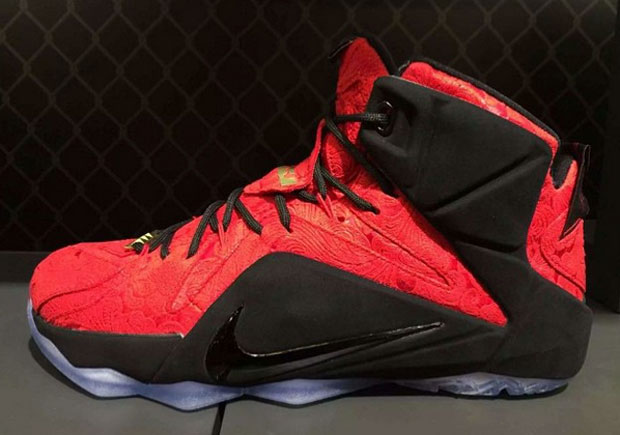 Lebron 12 Ext Red Paisley 1