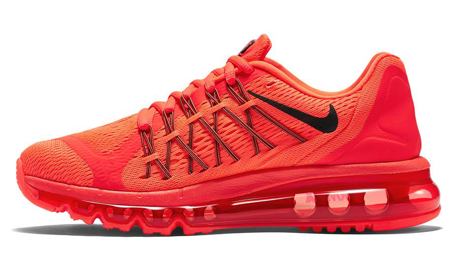 nike air max 2015 black and red