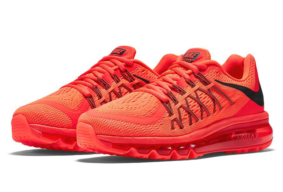 nike air max 2015 black and red