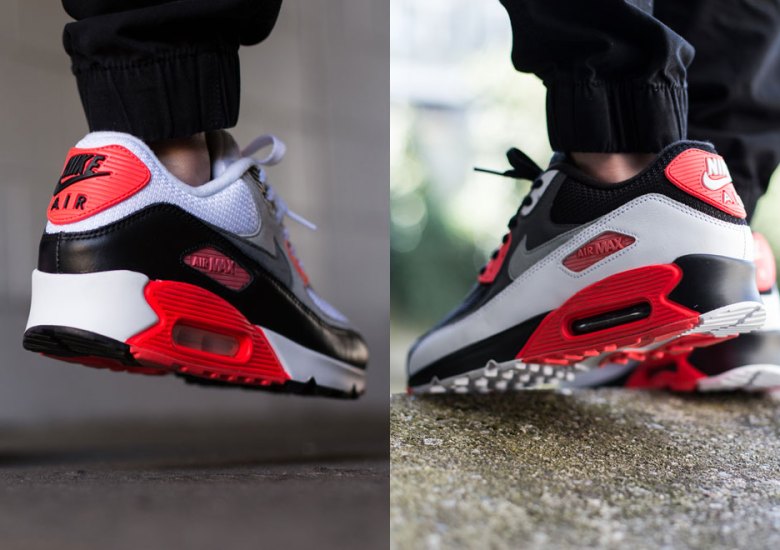 A Comparison Of The Air Max 90 “Infrared” and “Reverse Infrared”