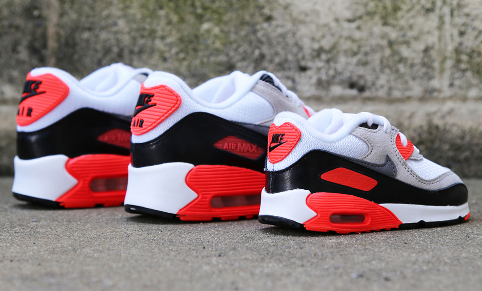 Nike Air Max 90 Infrared Family Sizes 2