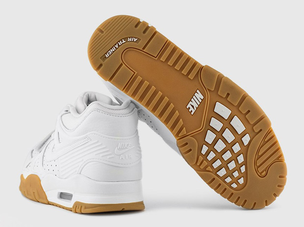 The White/Gum Nike Air Trainer 3 is 